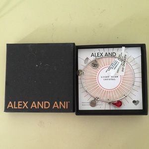 New with box Alex & Ani July birthstone bangle